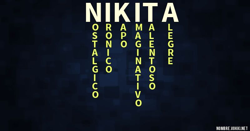 Acróstico nikita