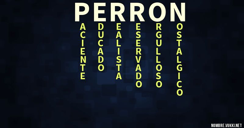 Acróstico perron