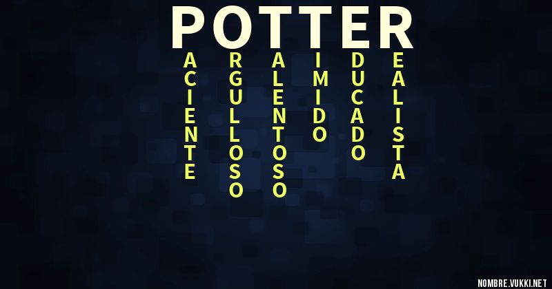 Acróstico potter