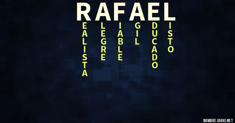 Acróstico rafael