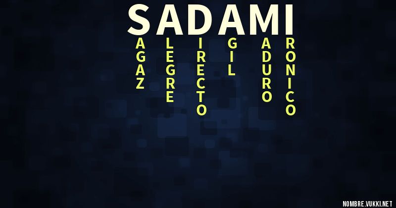 Acróstico sadami