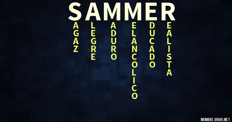 Acróstico sammer