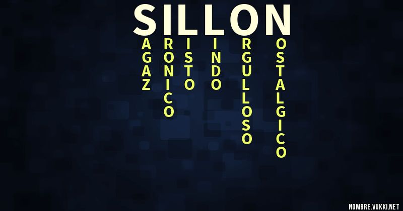 Acróstico sillon