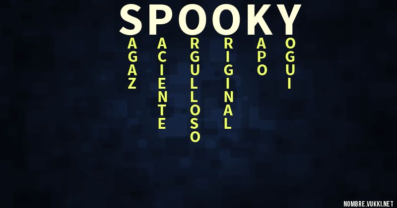 Acróstico spooky