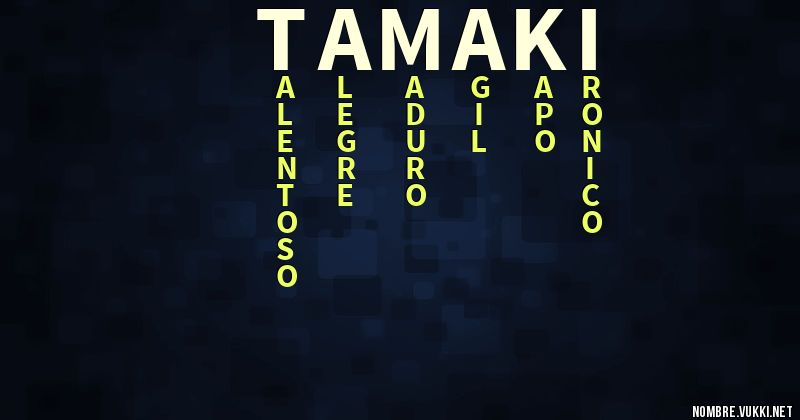 Acróstico tamaki