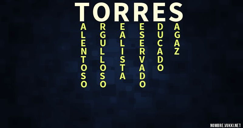 Acróstico torres