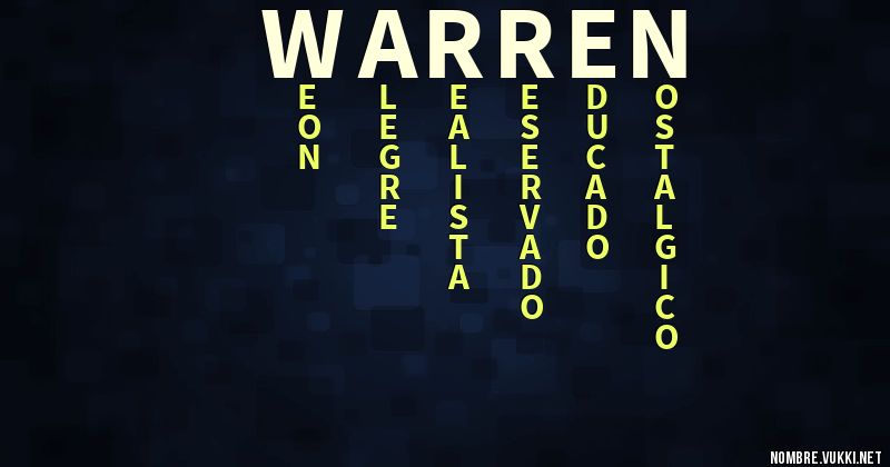 Acróstico warren