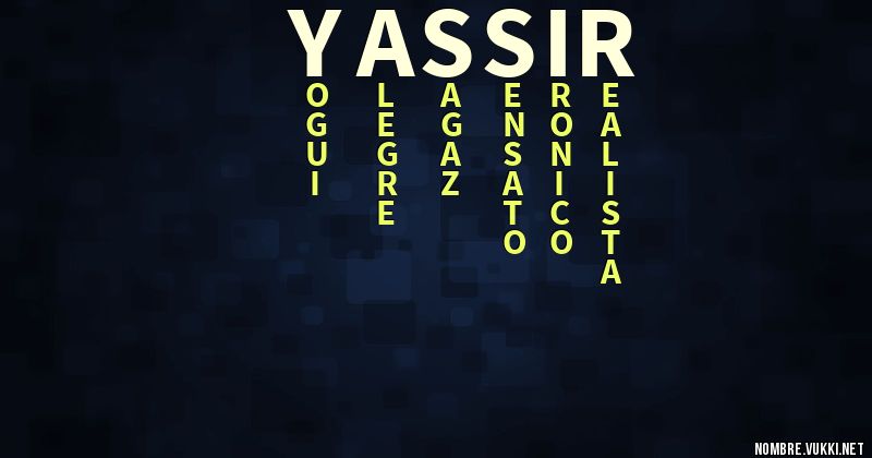 Acróstico yassir