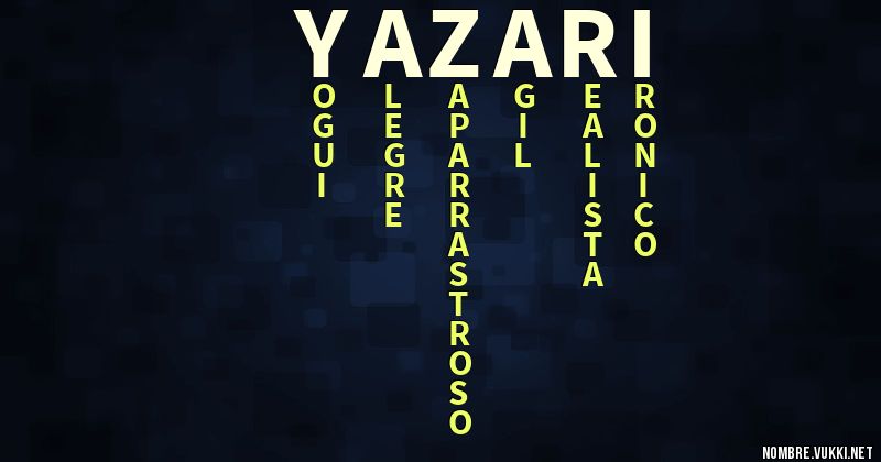 Acróstico yazari