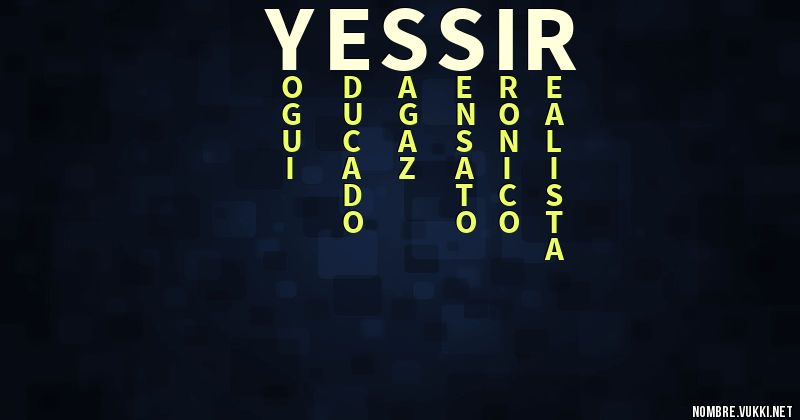 Acróstico yessir