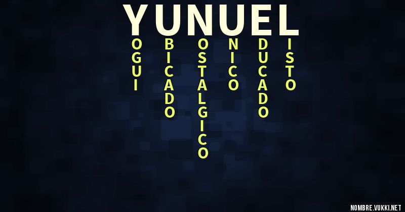 Acróstico yunuel