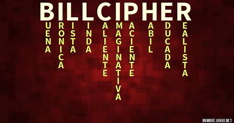 Acróstico bill cipher