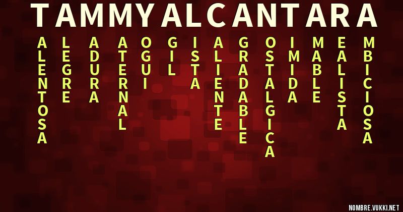 Acróstico tammy alcántara