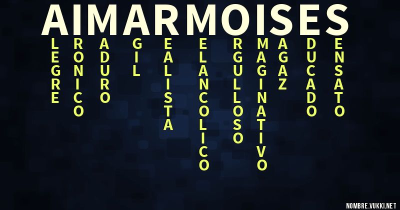 Acróstico aimar moisés