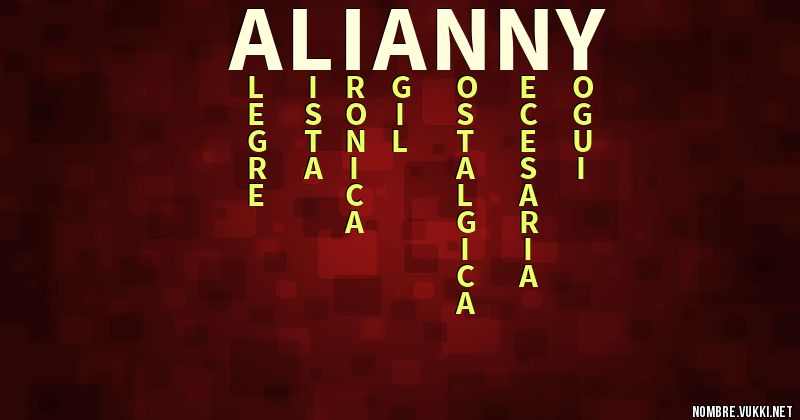 Acróstico alianny