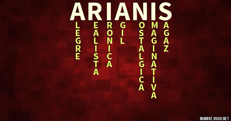 Acróstico arianis