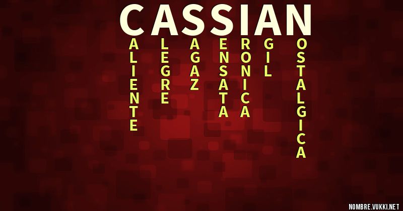 Acróstico cassian
