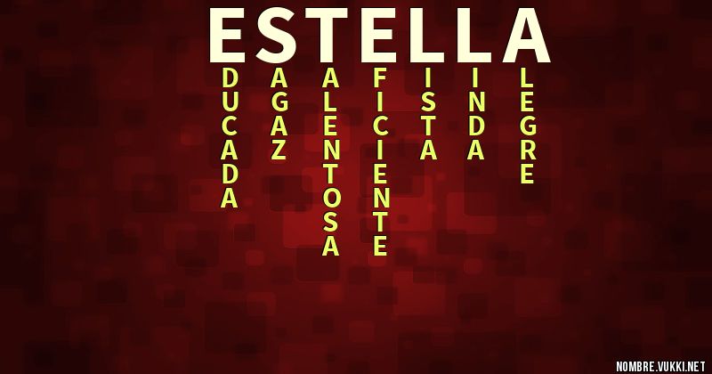 Acróstico estella