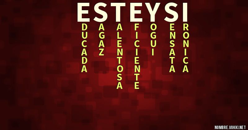 Acróstico esteysi