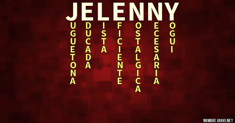 Acróstico jelenny