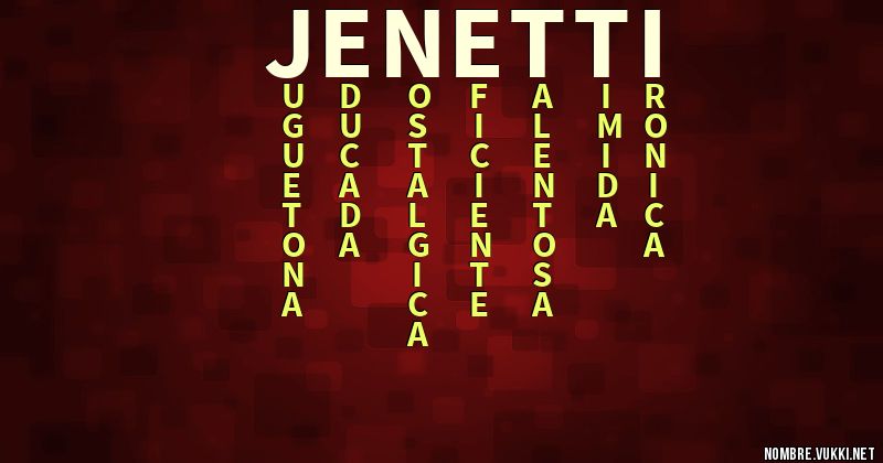 Acróstico jenetti