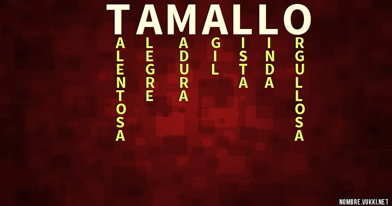 Acróstico tamallo