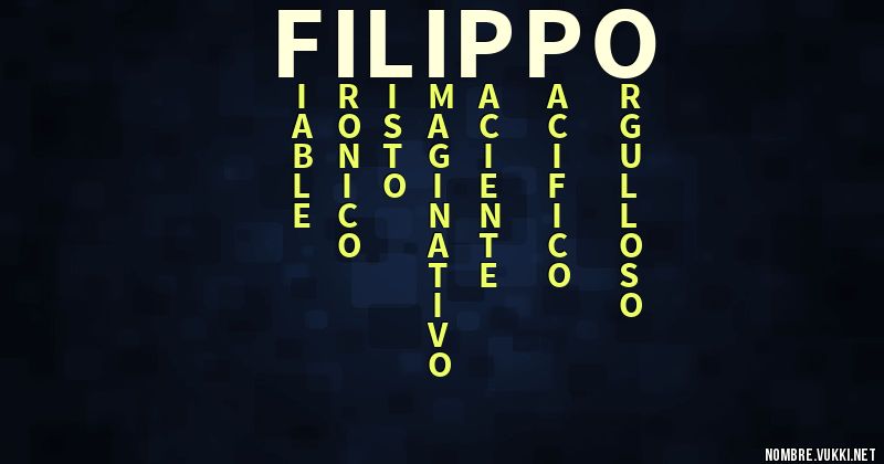 Acróstico filippo