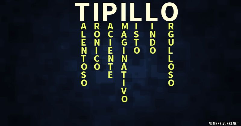 Acróstico tipillo