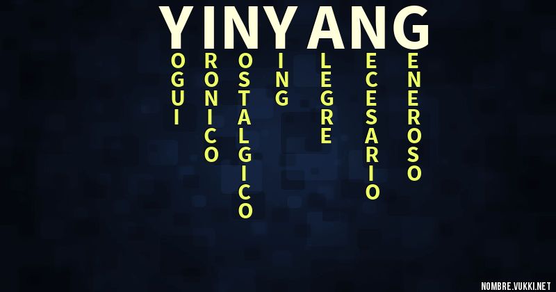 Acróstico yin-yang