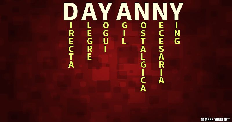 Acróstico dayanny