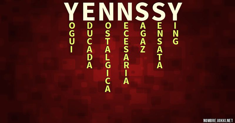 Acróstico yennssy