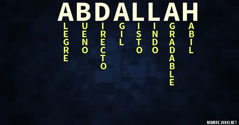 Acróstico abdallah
