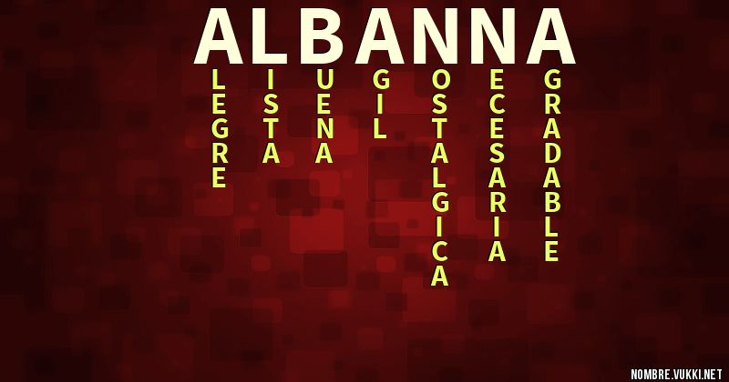 Acróstico albanna