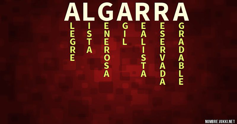 Acróstico algarra