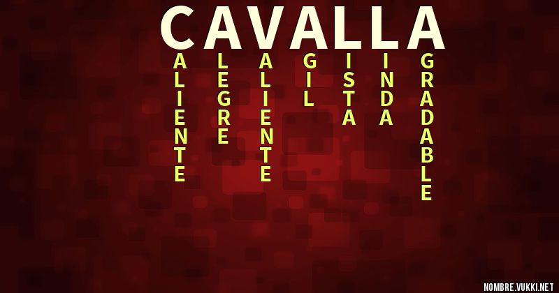 Acróstico cavalla