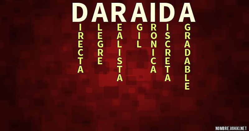 Acróstico daraida