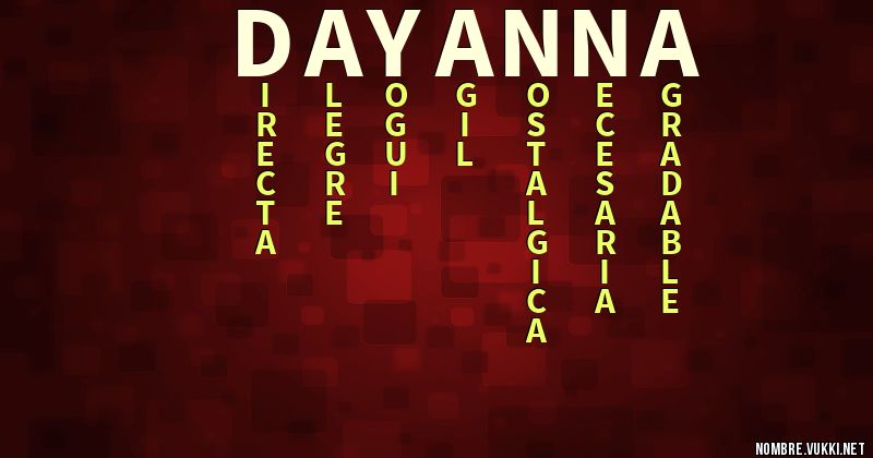 Acróstico dayanna