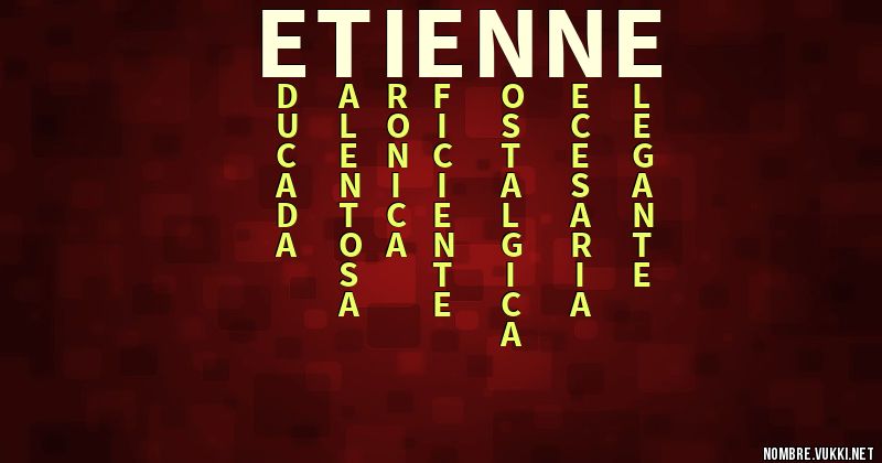 Acróstico etienne