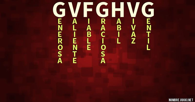 Acróstico gvfghvg