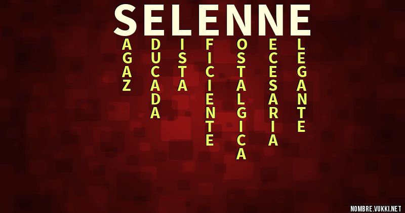 Acróstico selenne