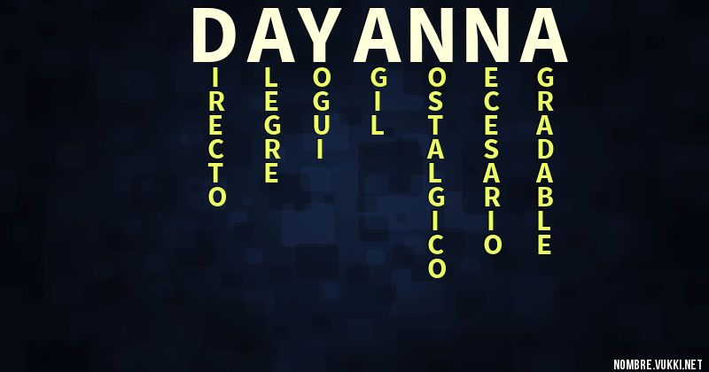 Acróstico dayanna
