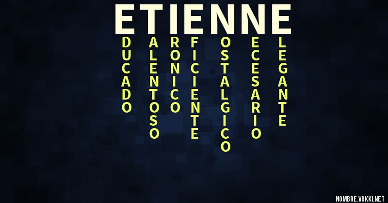 Acróstico etienne