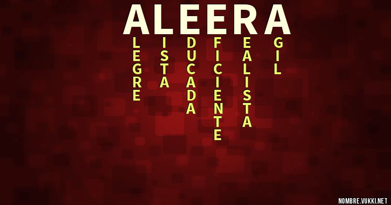 Acróstico aleera