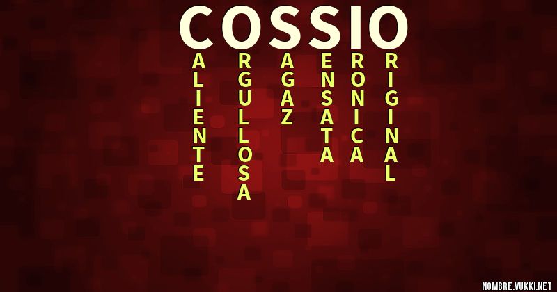 Acróstico cossio