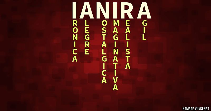 Acróstico ianira