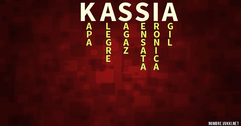 Acróstico kassia
