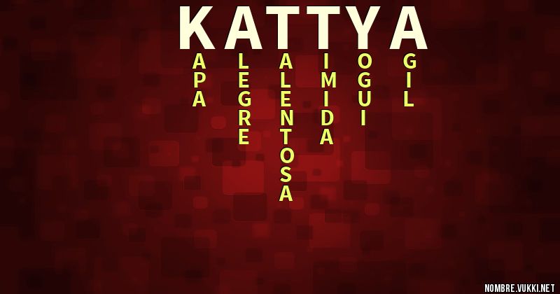 Acróstico kattya