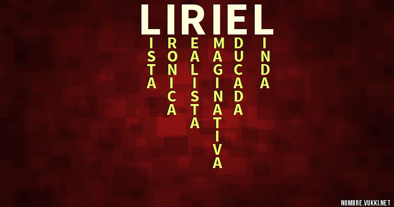 Acróstico liriel