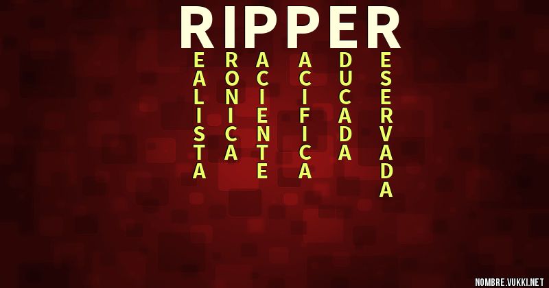 Acróstico ripper