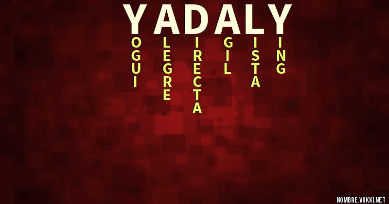 Acróstico yadaly